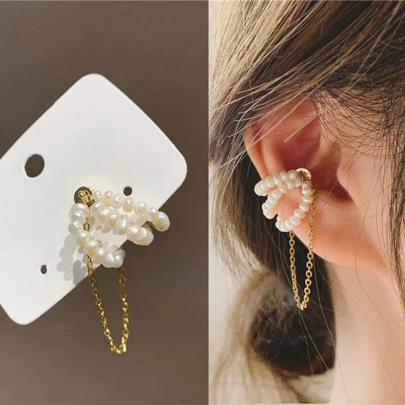 Ear Clip New Trendy Female Universal Magnetic Suction Earrings No Ear Holes Temperament Pearl Ear Bone Clip Personalized Earring
Ear Clip New Trendy Female Universal Magnetic Suction Earrings No Ear Holes Temperament Pearl Ear Bone Clip Personalized Earring