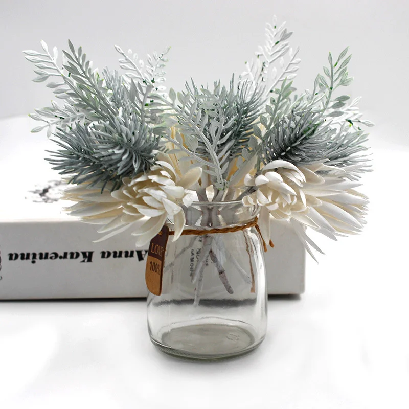 Natural fake plant pine cone pine needle flower family wedding Christmas wreath party decoration Christmas DIY craft decorations
Natural fake plant pine cone pine needle flower family wedding Christmas wreath party decoration Christmas DIY craft decorations