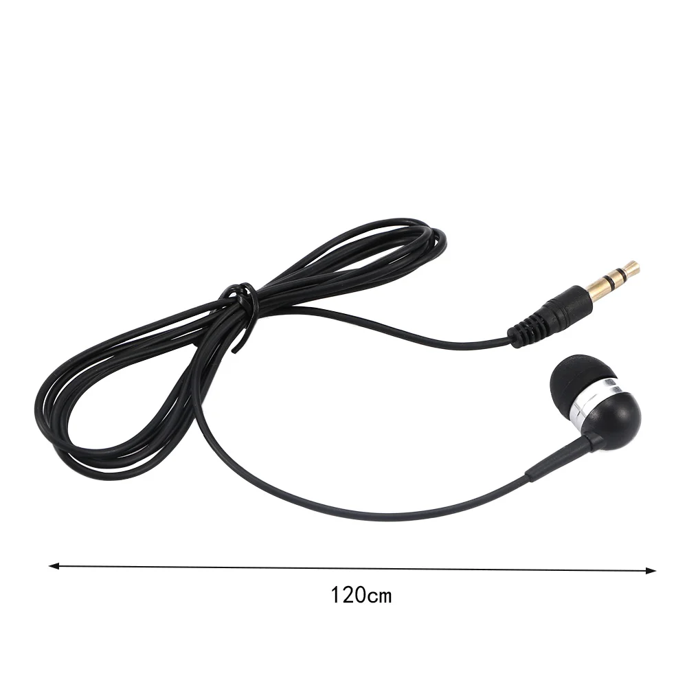 High Quality 3.5mm Single Side Mono Wire In Earphone Earbud Universal Earphone Black Headset For Mobile Phone Computer MP3
High Quality 3.5mm Single Side Mono Wire In Earphone Earbud Universal Earphone Black Headset For Mobile Phone Computer MP3