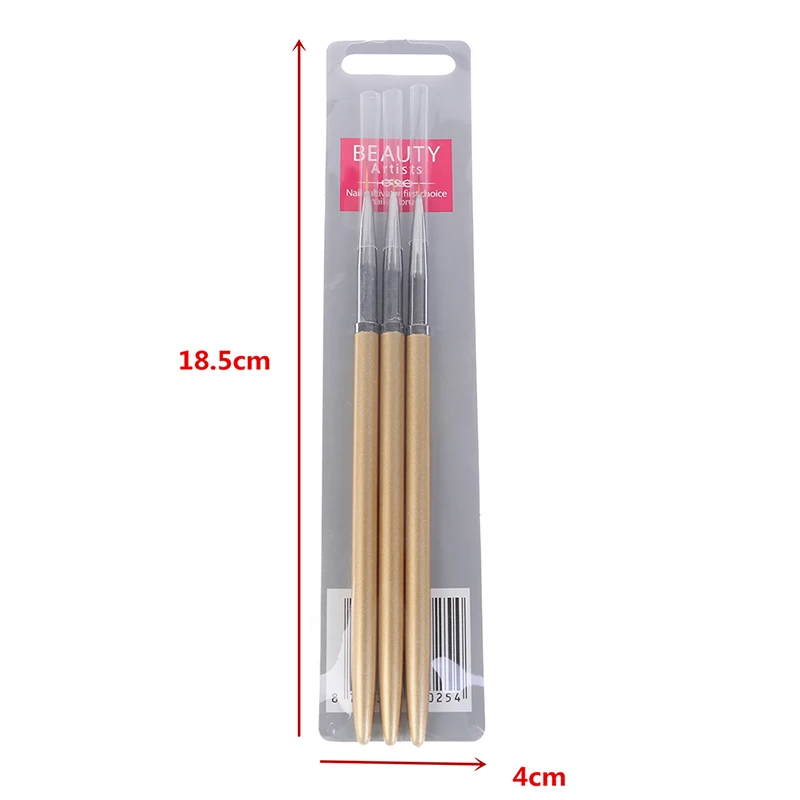 3Pcs/set Nail Art Line Painting Brushes Thin Liner Drawing Pen Nail Art Manicure Tools Set
3Pcs/set Nail Art Line Painting Brushes Thin Liner Drawing Pen Nail Art Manicure Tools Set
