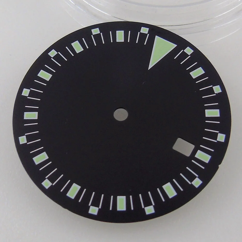 29mm Black Watch Dial Luminous Index Fit MINGZHU 2813 3804 MIYOTA 8215 821A 8205
29mm Black Watch Dial Luminous Index Fit MINGZHU 2813 3804 MIYOTA 8215 821A 8205