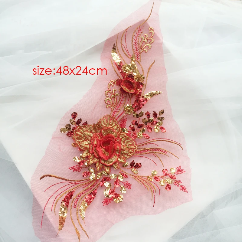 3d Embroidered Bag Shoes Patch Dress DIY Decoration Good Quality Applique Red Gold Color 2Pieces/Lot
3d Embroidered Bag Shoes Patch Dress DIY Decoration Good Quality Applique Red Gold Color 2Pieces/Lot