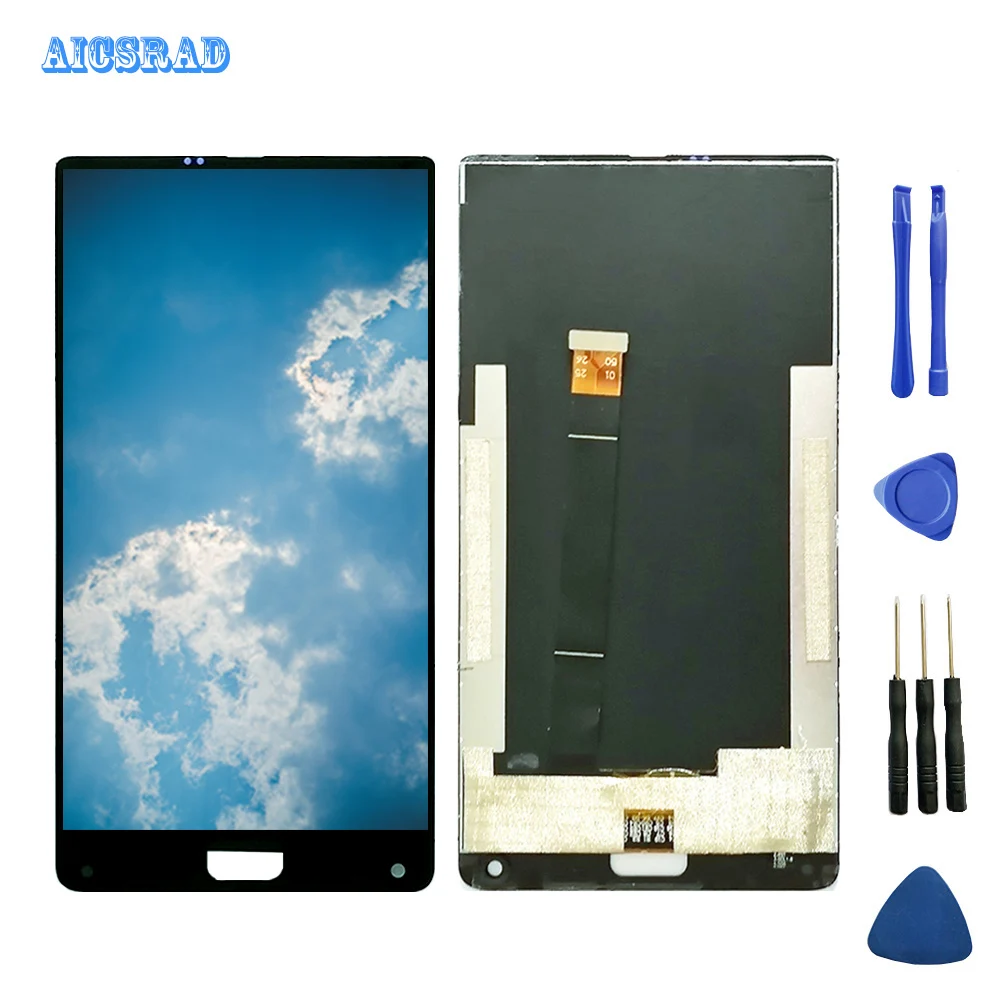 AICSRAD дигитайзер стеклянная панель для Elephone s8 ЖК дисплей + сенсорный экран в сборе