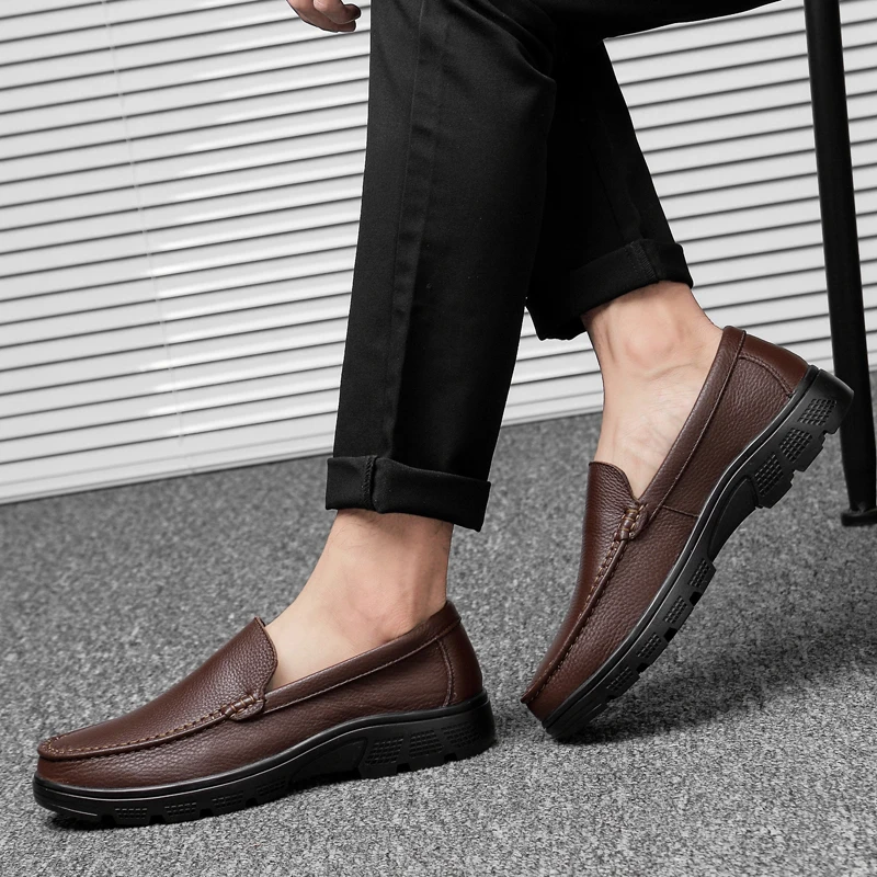 Men Shoes Business Dress Shoes Comfortable Moccasin Shoes Increase Thick-soled Shoes Black Brown Shoes Leather Shoes Size 37-47
Men Shoes Business Dress Shoes Comfortable Moccasin Shoes Increase Thick-soled Shoes Black Brown Shoes Leather Shoes Size 37-47