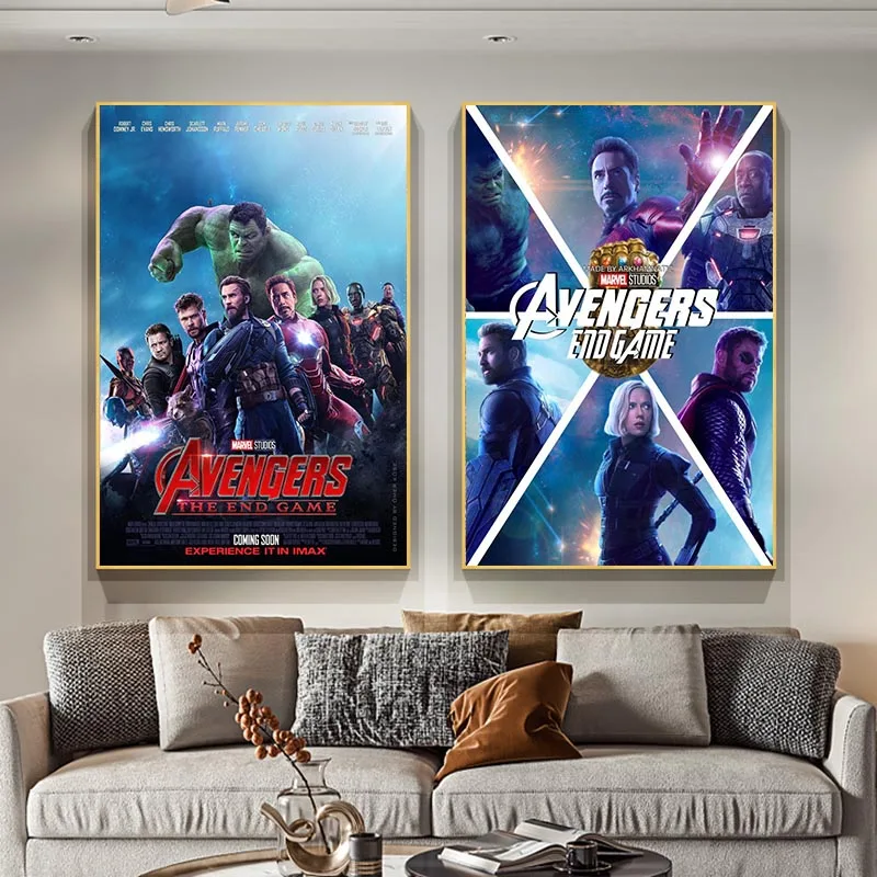Marvel Superheroes Canvas Poster Avengers The Endgame Movie Poster Captain America Iron Man Hulk Superheroes Poster Decoration 
Marvel Superheroes Canvas Poster Avengers The Endgame Movie Poster Captain America Iron Man Hulk Superheroes Poster Decoration