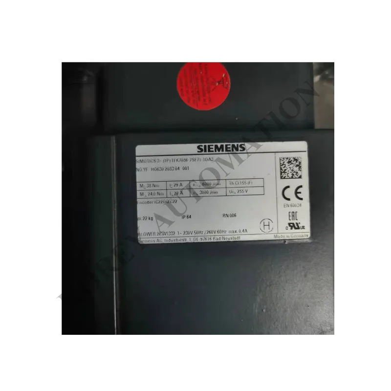 In Stock Siemens Servo Motor 1FK7086-7SF71-1DA3
In Stock Siemens Servo Motor 1FK7086-7SF71-1DA3