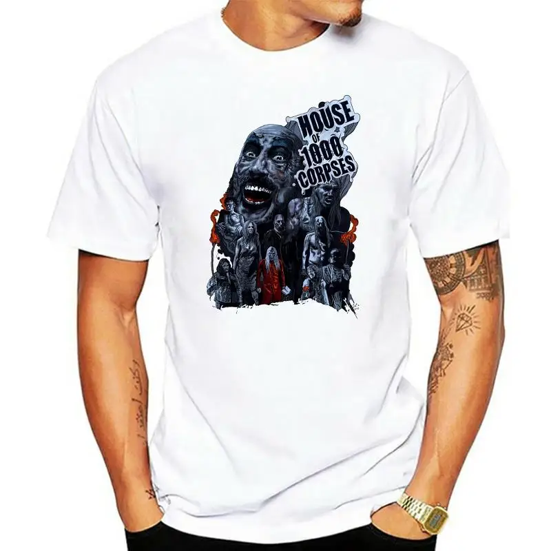 3D print Casual House Of 1000 Corpses Rob Zombie Horror Vintage Movie Design Men Tee Shirt O-Neck Short Sleeve Tees
3D print Casual House Of 1000 Corpses Rob Zombie Horror Vintage Movie Design Men Tee Shirt O-Neck Short Sleeve Tees