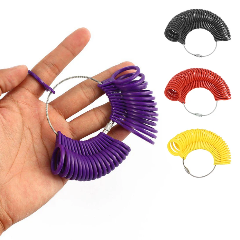 UK US Finger Size Gauge Ring Measurement Tool Jewelry Size for Jeweler Ring Basic Plastic Ring Correction
UK US Finger Size Gauge Ring Measurement Tool Jewelry Size for Jeweler Ring Basic Plastic Ring Correction