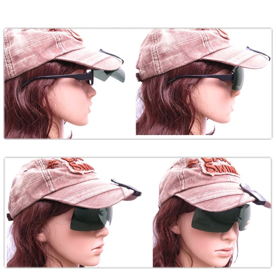 Polarized Fishing Glasses Hat Visors Sport Clips Cap Clip on Sunglasses For Fishing Biking Hiking Golf Eyewear UV400
Polarized Fishing Glasses Hat Visors Sport Clips Cap Clip on Sunglasses For Fishing Biking Hiking Golf Eyewear UV400