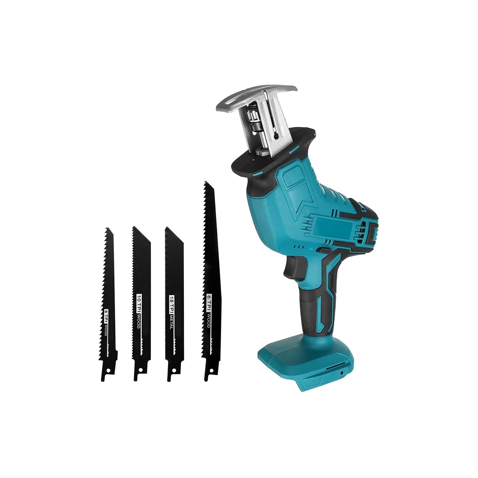 18V 4000rpm/Min Reciprocating Saw Cordless Electric Variable Speed Metal Wood Cutting Tool Electric Saw For Makita 18V Battery
18V 4000rpm/Min Reciprocating Saw Cordless Electric Variable Speed Metal Wood Cutting Tool Electric Saw For Makita 18V Battery
