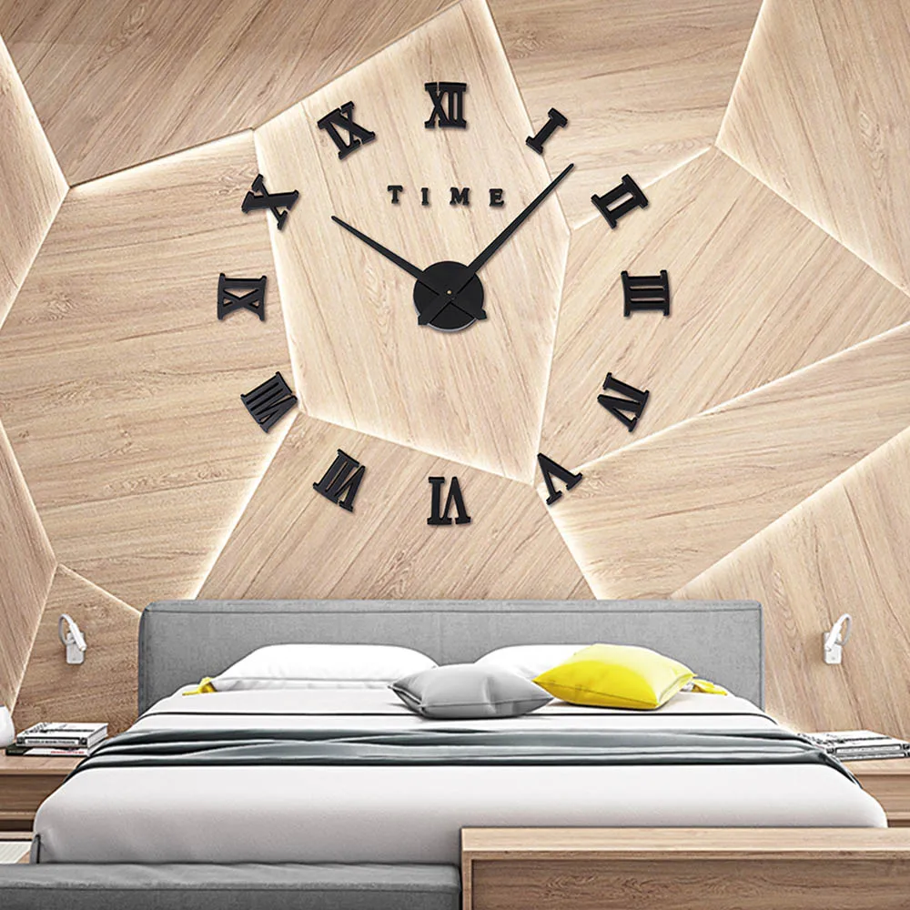 New Luminous Wall Clocks Large Clock watch Horloge 3D DIY Acrylic Mirror Stickers Quartz Duvar Saat Klock Modern mute
New Luminous Wall Clocks Large Clock watch Horloge 3D DIY Acrylic Mirror Stickers Quartz Duvar Saat Klock Modern mute