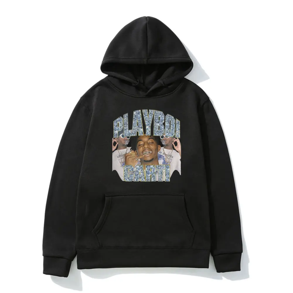 New Playboi Carti Hoodie Men Women Hypebeast Vintage 90s Rap Hip Hop Trendy All-match Sweatshirt Autumn Black Hooded Sweater Man
New Playboi Carti Hoodie Men Women Hypebeast Vintage 90s Rap Hip Hop Trendy All-match Sweatshirt Autumn Black Hooded Sweater Man