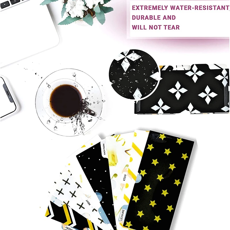 15 Pack Budget Envelopes Plastic Cash Envelope System for Money Savings with Budget Sheets for Finance Record
15 Pack Budget Envelopes Plastic Cash Envelope System for Money Savings with Budget Sheets for Finance Record