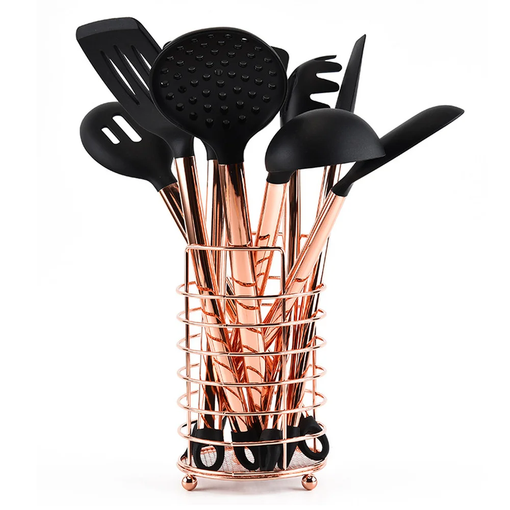 Cooking Tools Set Kitchen Utensils 10/11pcs Rose Gold Handle silicone kitchen accessories Non-stick Heat Resistant Kitchen Tools
Cooking Tools Set Kitchen Utensils 10/11pcs Rose Gold Handle silicone kitchen accessories Non-stick Heat Resistant Kitchen Tools