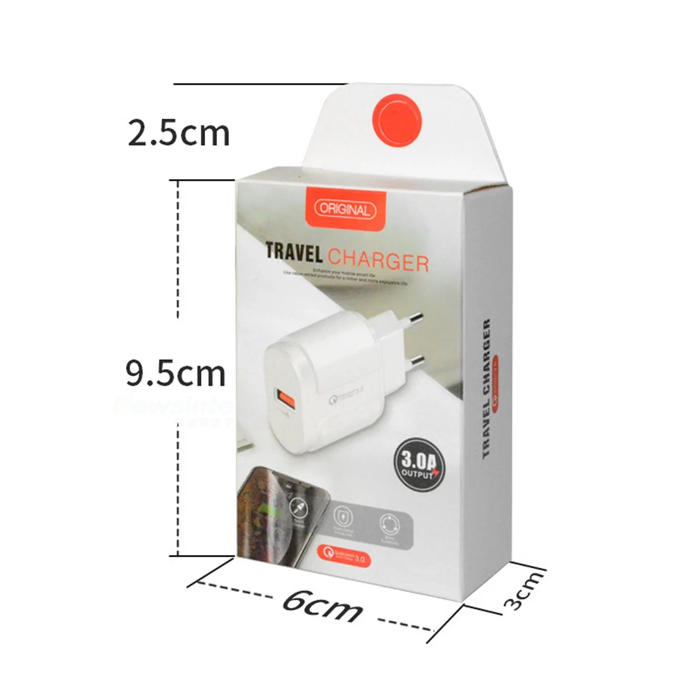 Mobile Phone Charger Quick Charge QC 3.0 4.0 18W Fast Charging EU US Plug Adapter Wall USB Charger For iPhone Samsung Xiaomi
Mobile Phone Charger Quick Charge QC 3.0 4.0 18W Fast Charging EU US Plug Adapter Wall USB Charger For iPhone Samsung Xiaomi