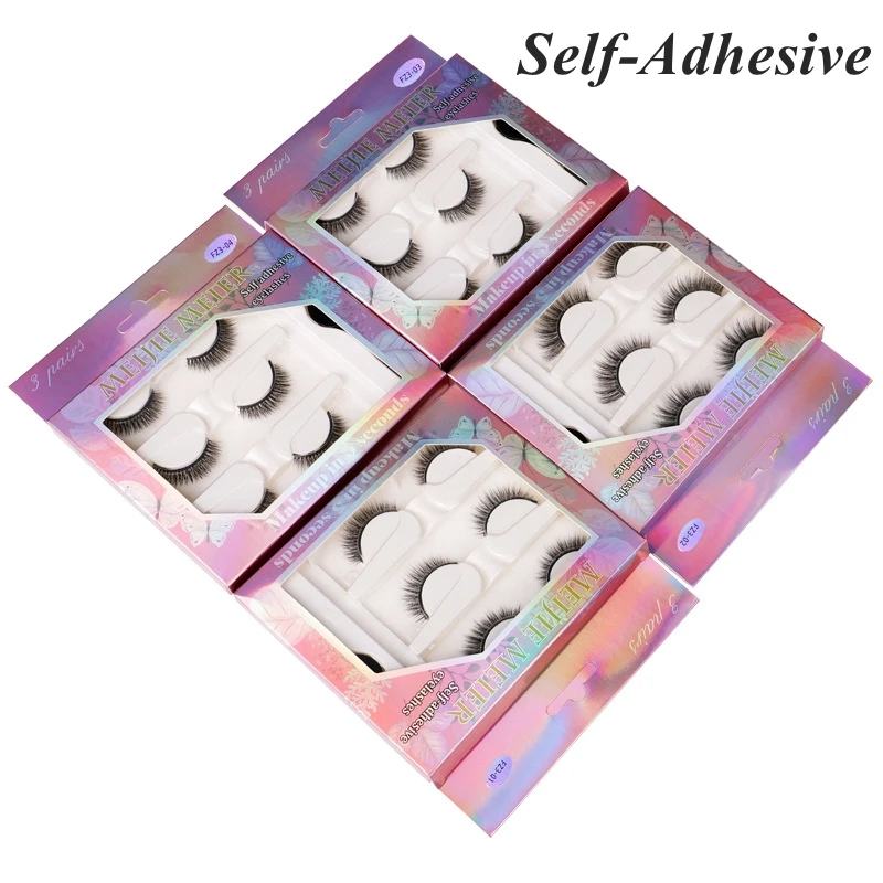 1/3 Pairs Self Adhesive False Eyelashes Extension,3D No Glue Bonded Band Lashes Set,Eyelashes Extension Self Stick,Faux cils
1/3 Pairs Self Adhesive False Eyelashes Extension,3D No Glue Bonded Band Lashes Set,Eyelashes Extension Self Stick,Faux cils