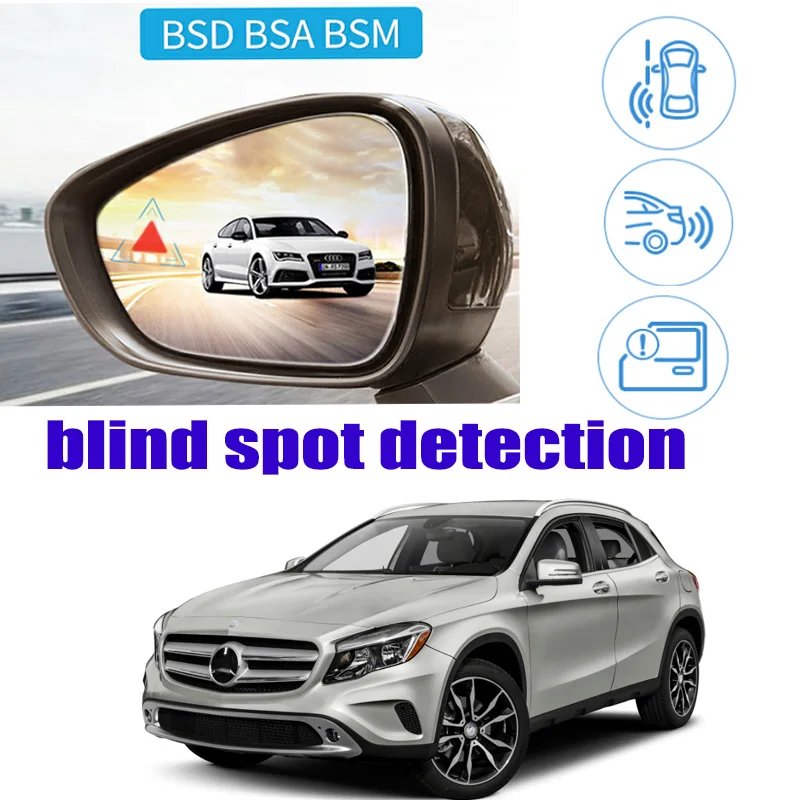 For Mercedes Benz GLA MB X156 2013~2019 Car BSM Blind Area Spot Warning Safety Drive Alert Mirror Rear Radar Detection System
For Mercedes Benz GLA MB X156 2013~2019 Car BSM Blind Area Spot Warning Safety Drive Alert Mirror Rear Radar Detection System