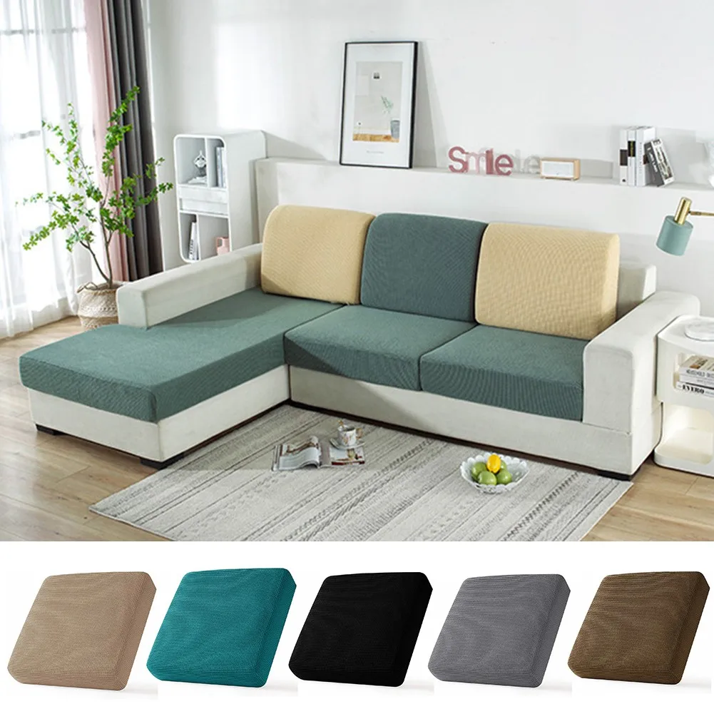 1Pc Sofa Seat Cushion Cover Couch Seater Protector Elastic Knitted High Stretch Slipcover Solid Color Plaid Jacquard For Home
1Pc Sofa Seat Cushion Cover Couch Seater Protector Elastic Knitted High Stretch Slipcover Solid Color Plaid Jacquard For Home