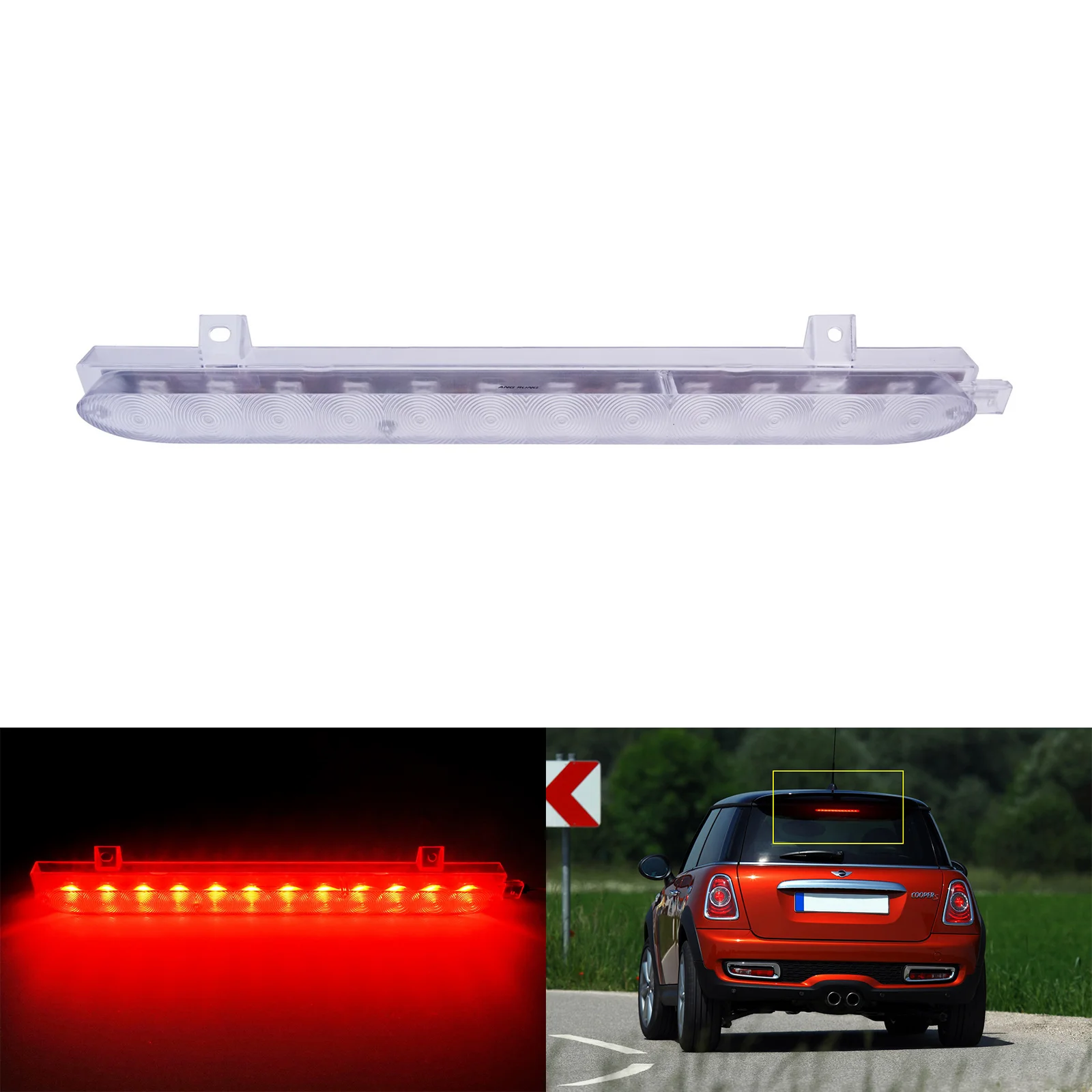 ANGRONG 1X Red LED High Level 3rd Brake Stop Light For Mini Cooper One Hatch F55 F56 2013+
ANGRONG 1X Red LED High Level 3rd Brake Stop Light For Mini Cooper One Hatch F55 F56 2013+