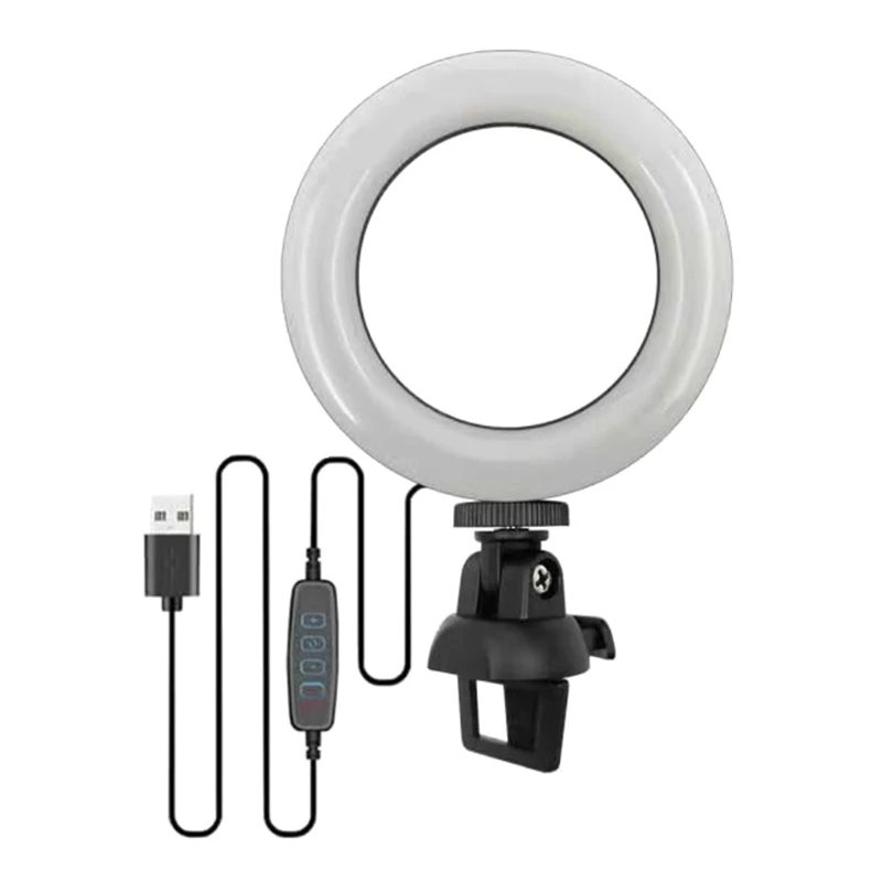 Светодиодный кольцевой светильник, 4,5 дюйма, для ноутбука, планшета, с регулируемой цветовой температурой, 3200-5600K, 56 светодиодов, для видеоко...
Светодиодный кольцевой светильник, 4,5 дюйма, для ноутбука, планшета, с регулируемой цветовой температурой, 3200-5600K, 56 светодиодов, для видеоко...