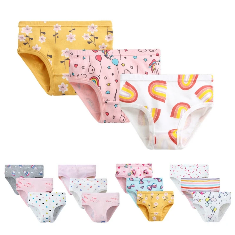 3 Pcs 100% Pure Cotton Children Underwear Print Kids Briefs Fashion Girls Panties Cute Cartoon Girls Panties
3 Pcs 100% Pure Cotton Children Underwear Print Kids Briefs Fashion Girls Panties Cute Cartoon Girls Panties