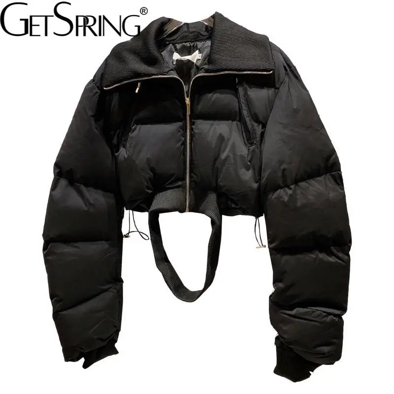 Getspring Women Parka Asymmetry Bandage Short Black Winter Jackets And Coats All Match Casual Warm Lining Winter Coat 2021 New
Getspring Women Parka Asymmetry Bandage Short Black Winter Jackets And Coats All Match Casual Warm Lining Winter Coat 2021 New