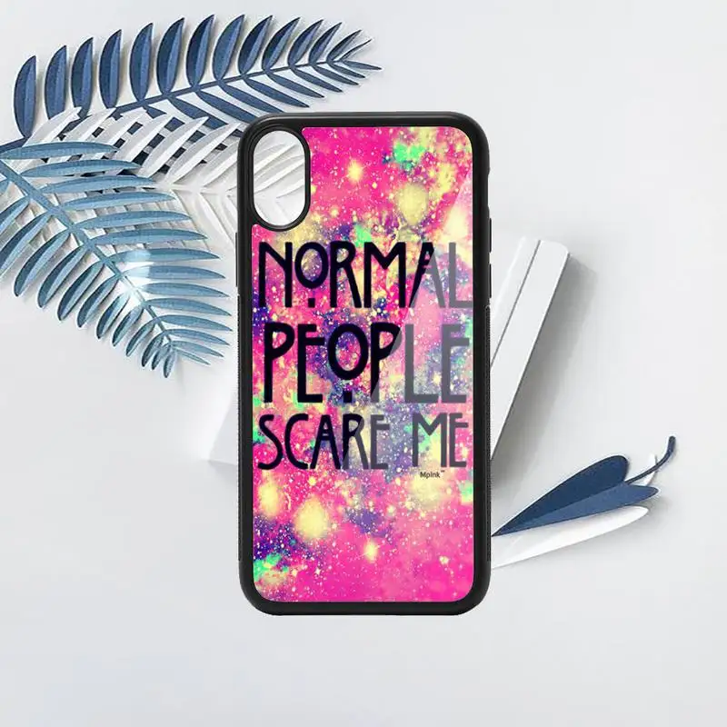 Normal People Scare Me letters Phone Case PC for iPhone 11 12 pro XS MAX 8 7 6 6S Plus X 5S SE 2020 XR
Normal People Scare Me letters Phone Case PC for iPhone 11 12 pro XS MAX 8 7 6 6S Plus X 5S SE 2020 XR