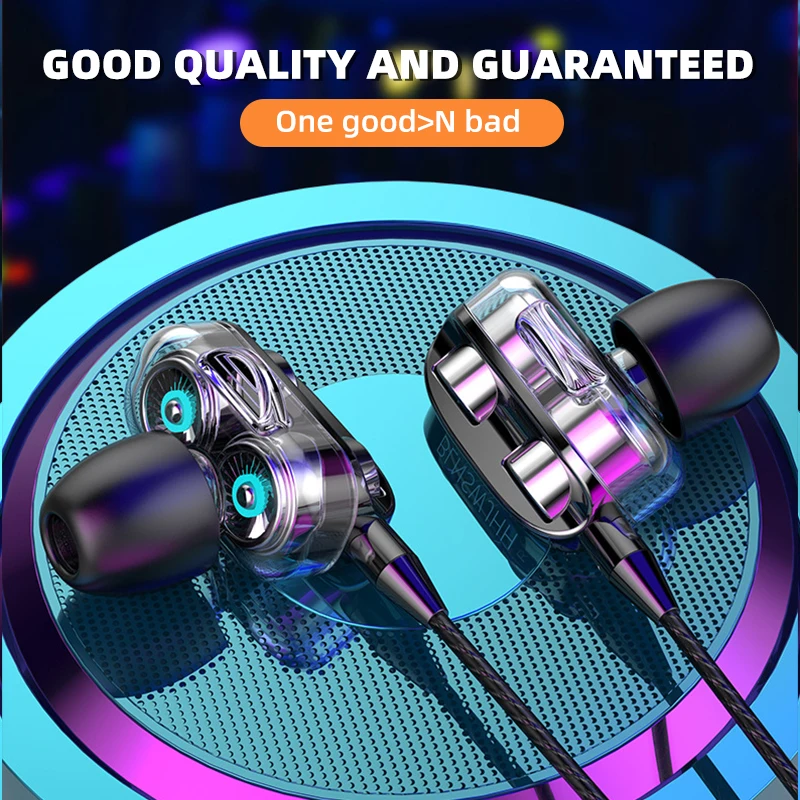 In-Ear Headphones Private Mode Dual Motion Coil Dual Speakers Smart Phone Earphone Wire Control Tuning Stereo Audio
In-Ear Headphones Private Mode Dual Motion Coil Dual Speakers Smart Phone Earphone Wire Control Tuning Stereo Audio