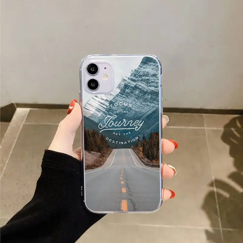 Travel mountain road Phone Case Transparent for iPhone 6 7 8 11 12 s mini pro X XS XR MAX Plus
Travel mountain road Phone Case Transparent for iPhone 6 7 8 11 12 s mini pro X XS XR MAX Plus