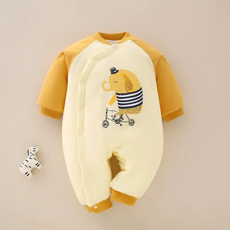 Baby Clothes Winter Warm Children's Cotton One-piece Romper Quilted Thickened Male and Female baby boneless Crawling Clothing
Baby Clothes Winter Warm Children's Cotton One-piece Romper Quilted Thickened Male and Female baby boneless Crawling Clothing