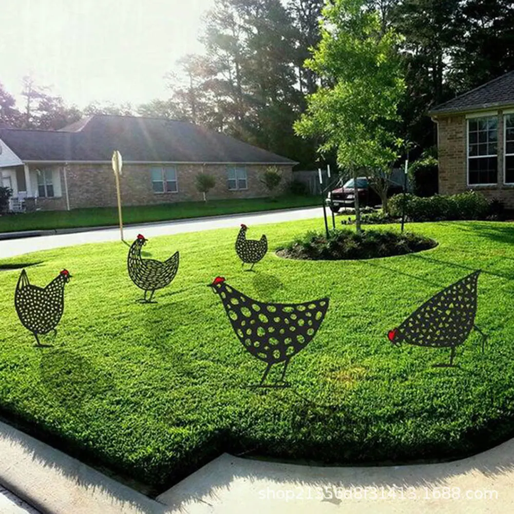 5pcs Chicken Yard Art Garden Statues Backyard Lawn Stakes Hen Yard Decor Gift Garden Decoration Outdoor Garden Ornaments
5pcs Chicken Yard Art Garden Statues Backyard Lawn Stakes Hen Yard Decor Gift Garden Decoration Outdoor Garden Ornaments