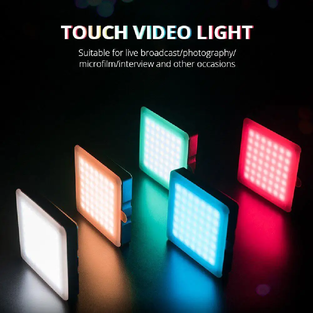 49 Beads High-brightness LED Lamp Touch Dimming Video Light Fill Light Photographic Lighting for Live Photography Four Colors
49 Beads High-brightness LED Lamp Touch Dimming Video Light Fill Light Photographic Lighting for Live Photography Four Colors