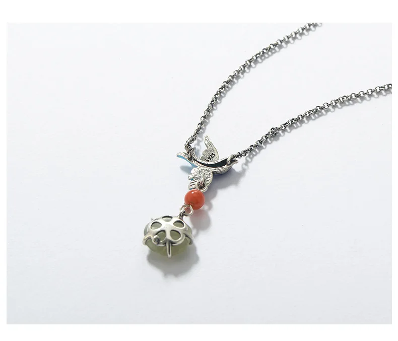 S925 bird design special necklace 
S925 bird design special necklace