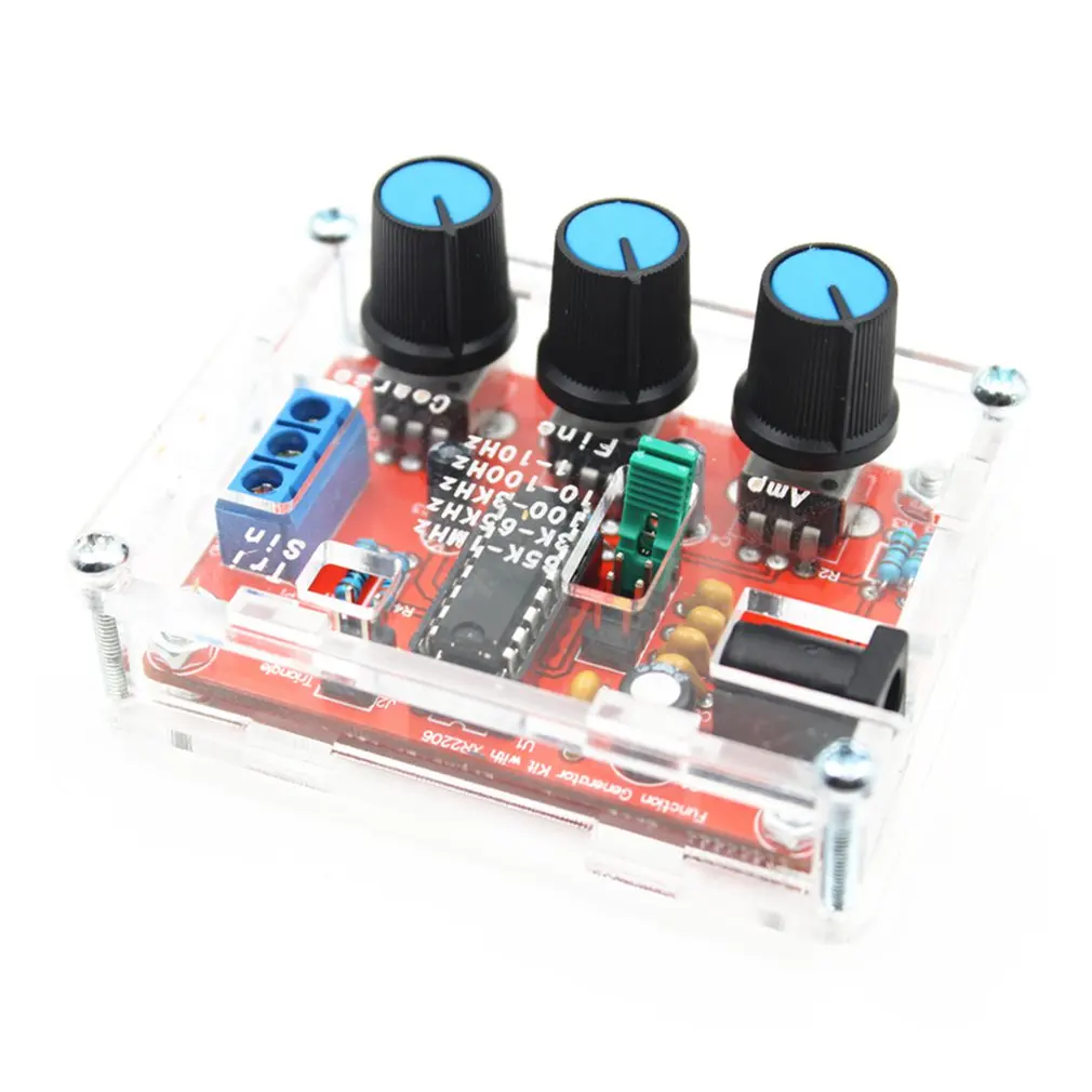 XR2206 Signal Function Generator Sine Triangle Square Wave Output 1Hz-1MHz High Precision Frequency generate 3 types wave
XR2206 Signal Function Generator Sine Triangle Square Wave Output 1Hz-1MHz High Precision Frequency generate 3 types wave