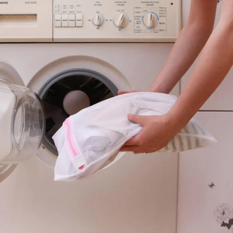 Laundry Bag Portable Coarse Flexible Filter Storage Zipped Classification Underwear Mesh Net Wash Bag Bathroom Washing Machine
Laundry Bag Portable Coarse Flexible Filter Storage Zipped Classification Underwear Mesh Net Wash Bag Bathroom Washing Machine