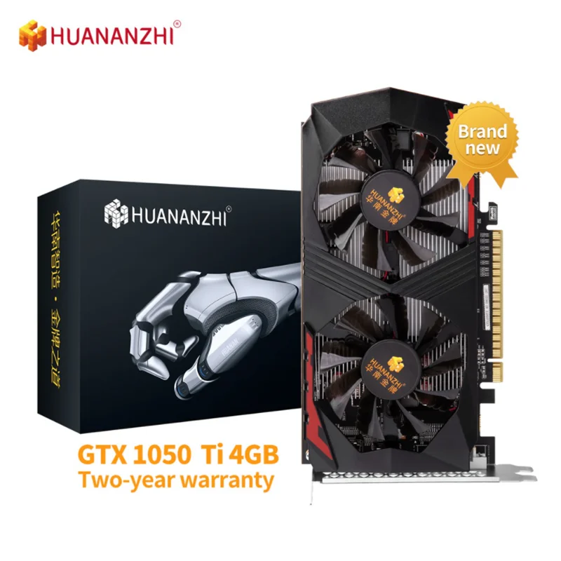 Совершенно новые оригинальные графические карты HUANANZHI GTX 1050TI 4G 128Bit GDDR5 NVIDIA Geforce 960