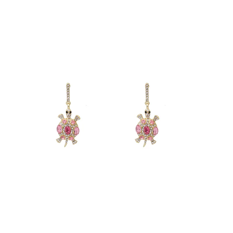 New Korean Fashion Luxury Animal Earrings for Women Girls Zircon Colorful Cute Turtle Earrings Handmade Party Women's Jewelry
New Korean Fashion Luxury Animal Earrings for Women Girls Zircon Colorful Cute Turtle Earrings Handmade Party Women's Jewelry