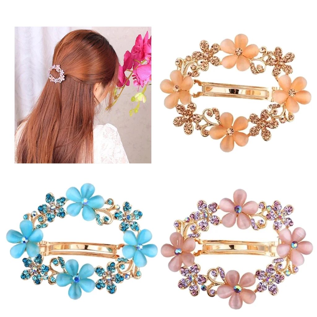 Women's Crystal Hair Barrettes French Spring Snap Clip Hair Pin Hair Jewelry
Women's Crystal Hair Barrettes French Spring Snap Clip Hair Pin Hair Jewelry