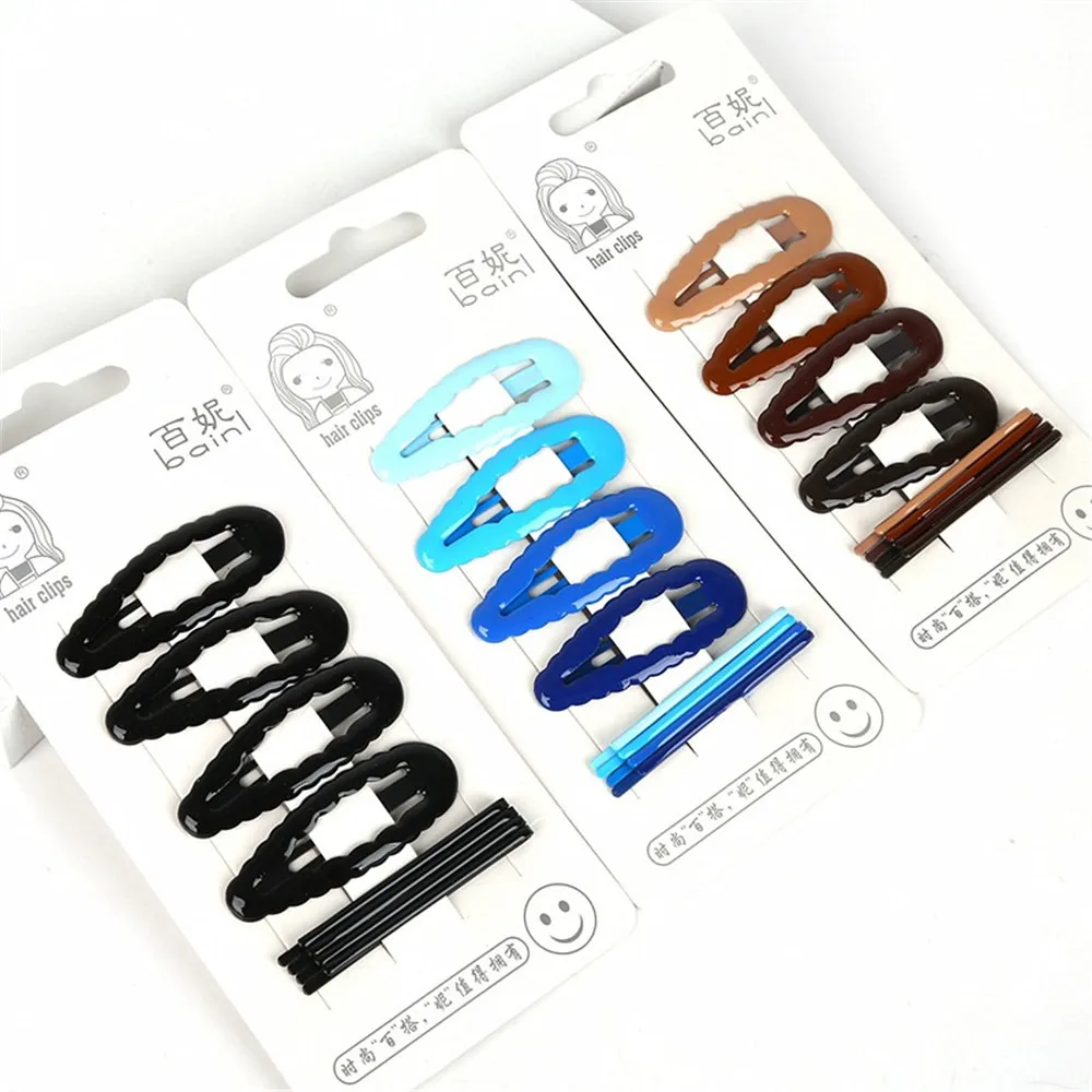 New Set 8pcs Korea Fashion Bb Clips Hairpins Women Girls Snap Hair Clips Barrettes Waterdrop Oval Waved Edge Hair Accessories
New Set 8pcs Korea Fashion Bb Clips Hairpins Women Girls Snap Hair Clips Barrettes Waterdrop Oval Waved Edge Hair Accessories