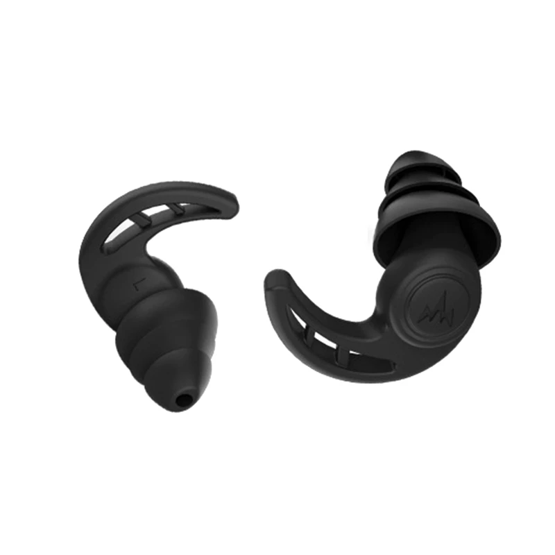 

3 Layers Washable Ear Plugs Noise Canceling Earplugs Reusable for Sleep Reading Cycling Concerts Nightclubs Airplane 2PC