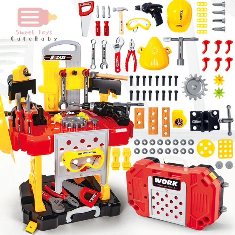 Портативный ящик для инструментов, обучающая интеллектуальная игрушка, электроинструменты для обслуживания, набор для ремонта, имитация «... 
Портативный ящик для инструментов, обучающая интеллектуальная игрушка, электроинструменты для обслуживания, набор для ремонта, имитация «...