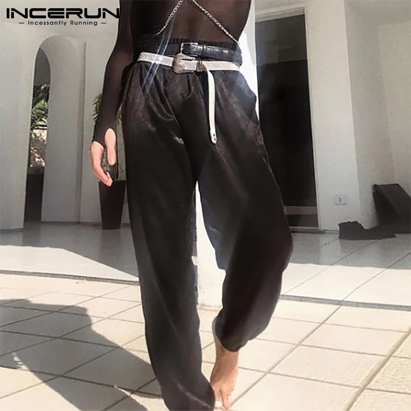 Пикантные свободные мужские длинные брюки однотонные универсальные простые удобные свободные брюки мужские мешковатые брюки с эластичной... 
Пикантные свободные мужские длинные брюки однотонные универсальные простые удобные свободные брюки мужские мешковатые брюки с эластичной...