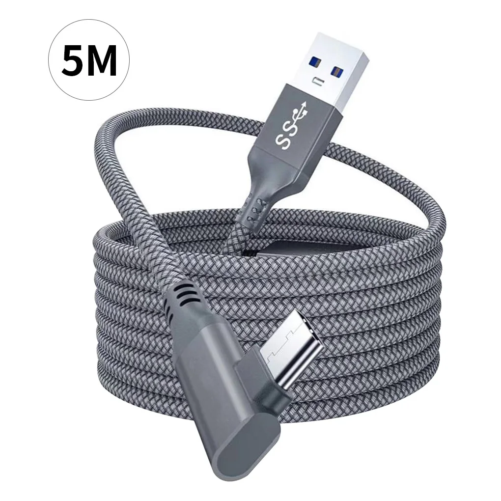 5M Data Line Charging Cable For Oculus Quest 2 Link VR Headset USB 3.0 Type C Data Transfer USB To Type-C Cable VR Accessories
5M Data Line Charging Cable For Oculus Quest 2 Link VR Headset USB 3.0 Type C Data Transfer USB To Type-C Cable VR Accessories