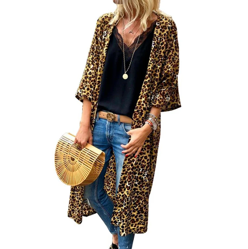 Autumn and Winter 2020 New Fashion Women's LEOPARD PRINT LONG CARDIGAN Coat Women's Jacket Women's Casual Coat
Autumn and Winter 2020 New Fashion Women's LEOPARD PRINT LONG CARDIGAN Coat Women's Jacket Women's Casual Coat