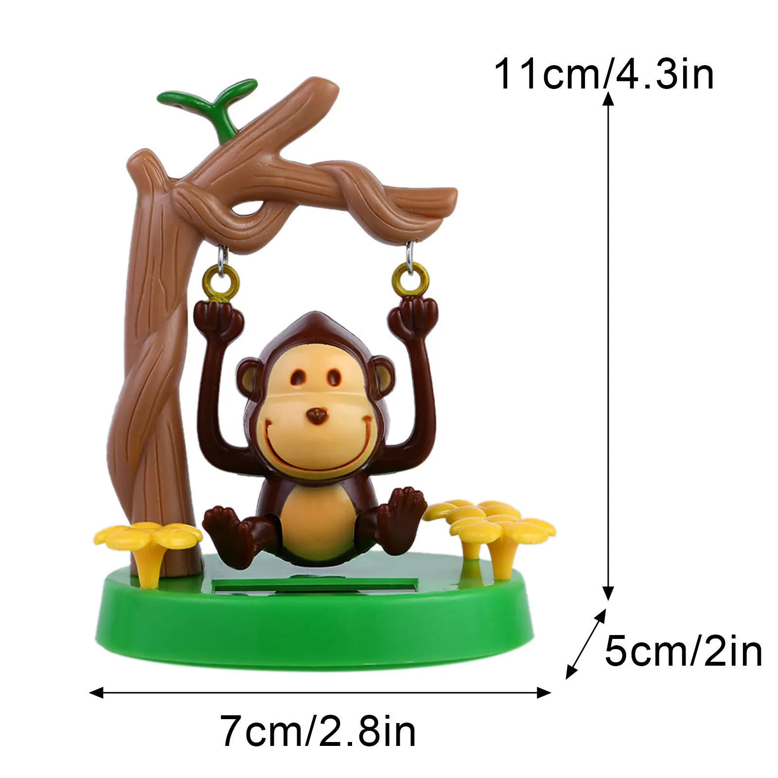Solar Decoration Automatically Swing Monkey Solar Energy Dance Cute Little Animal Pendulum Ornament Plastic Auto Interior
Solar Decoration Automatically Swing Monkey Solar Energy Dance Cute Little Animal Pendulum Ornament Plastic Auto Interior