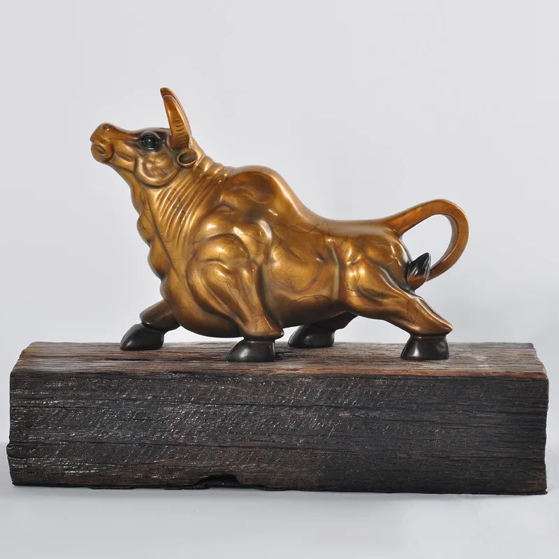 Pure copper casting copper bull ornaments bullish home office gift wine cabinet ornaments
Pure copper casting copper bull ornaments bullish home office gift wine cabinet ornaments