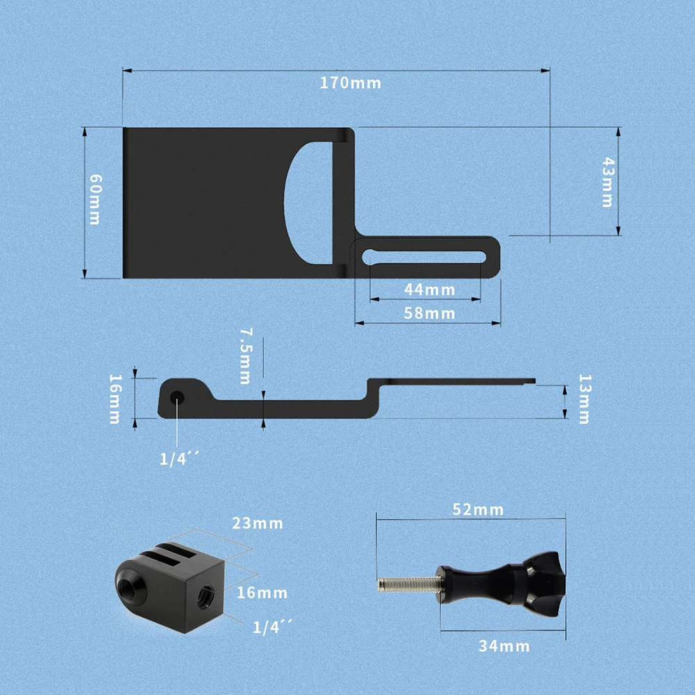Photography Action Camera Switch Mount Plate Vlog Gimbal Adapter Durable Accessories Aluminum Alloy For GoPro Hero 8 7 6 5
Photography Action Camera Switch Mount Plate Vlog Gimbal Adapter Durable Accessories Aluminum Alloy For GoPro Hero 8 7 6 5