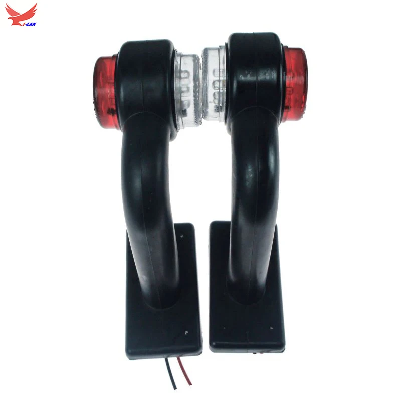2pcs 12 led curved arm Outline Marker Side Lights 12V 24V for Car Truck Trailer Lorry Caravan Van 
2pcs 12 led curved arm Outline Marker Side Lights 12V 24V for Car Truck Trailer Lorry Caravan Van