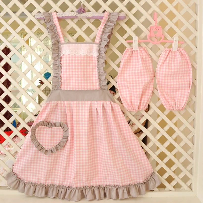 Lovely Apron For Women Kitchen Cooking Work Clothes Princess Aprons Lattice Cotton Cleaning Dress Bib Baking Restaurant Aprons
Lovely Apron For Women Kitchen Cooking Work Clothes Princess Aprons Lattice Cotton Cleaning Dress Bib Baking Restaurant Aprons