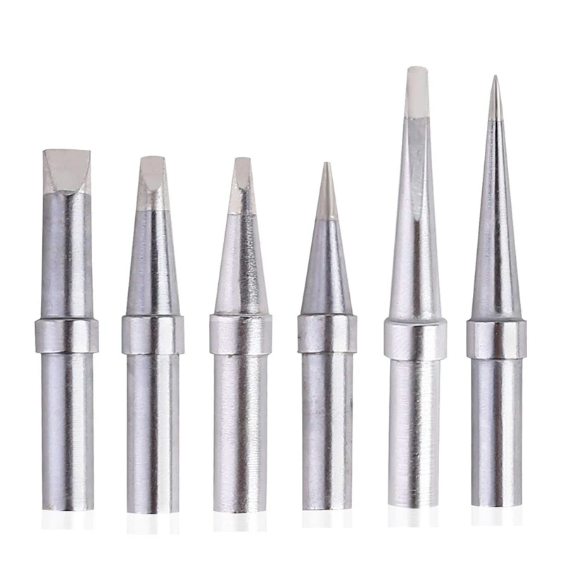Solder Tips 6Pcs ET Soldering Iron Replacement Tips for WES51/50,WESD51,PES51 / 50,WE1010NA WCC100 LR21 ET Tip Series (6PCS-01)
Solder Tips 6Pcs ET Soldering Iron Replacement Tips for WES51/50,WESD51,PES51 / 50,WE1010NA WCC100 LR21 ET Tip Series (6PCS-01)